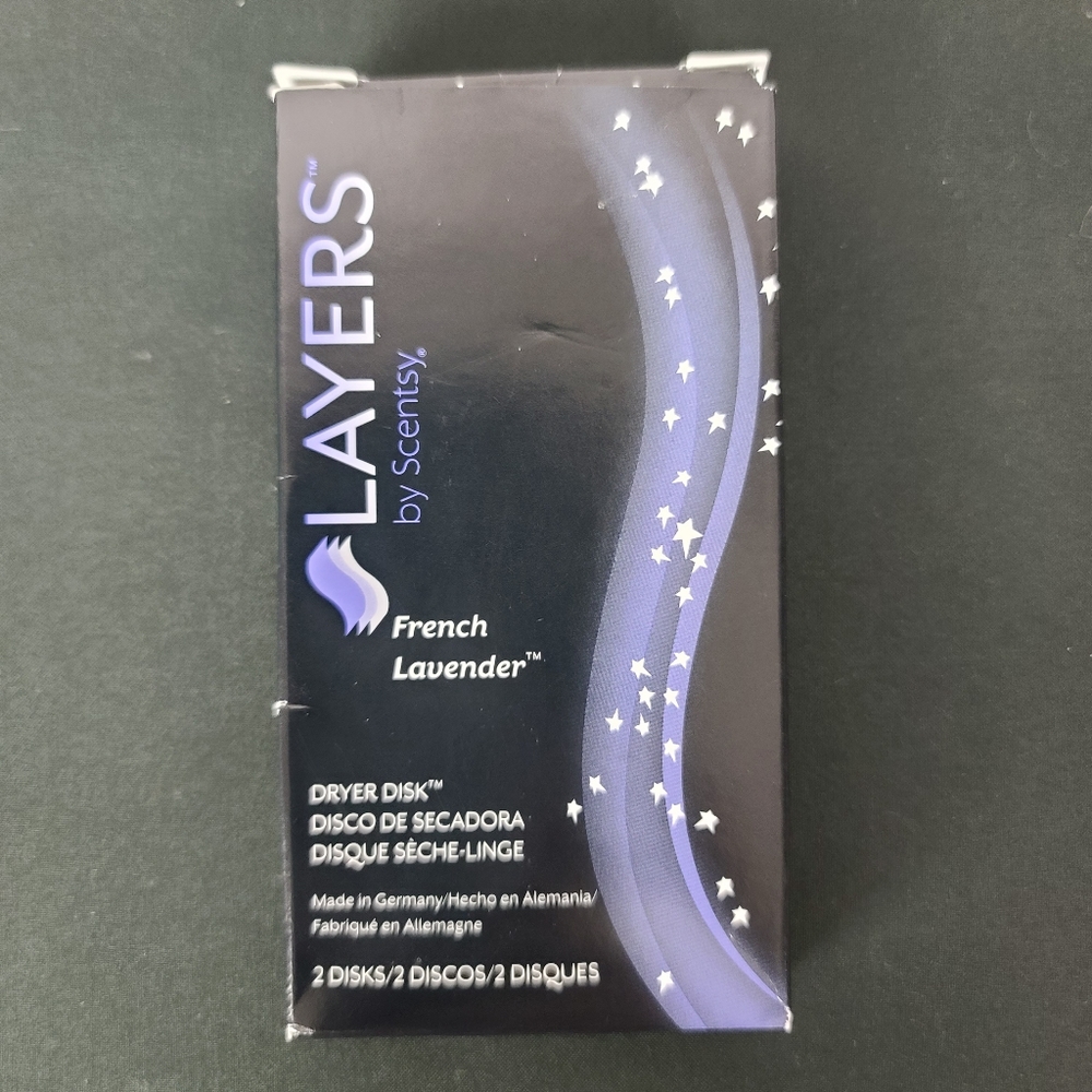 Layers by Scentsy. " French Lavender " Dryer Disk 2 Disks